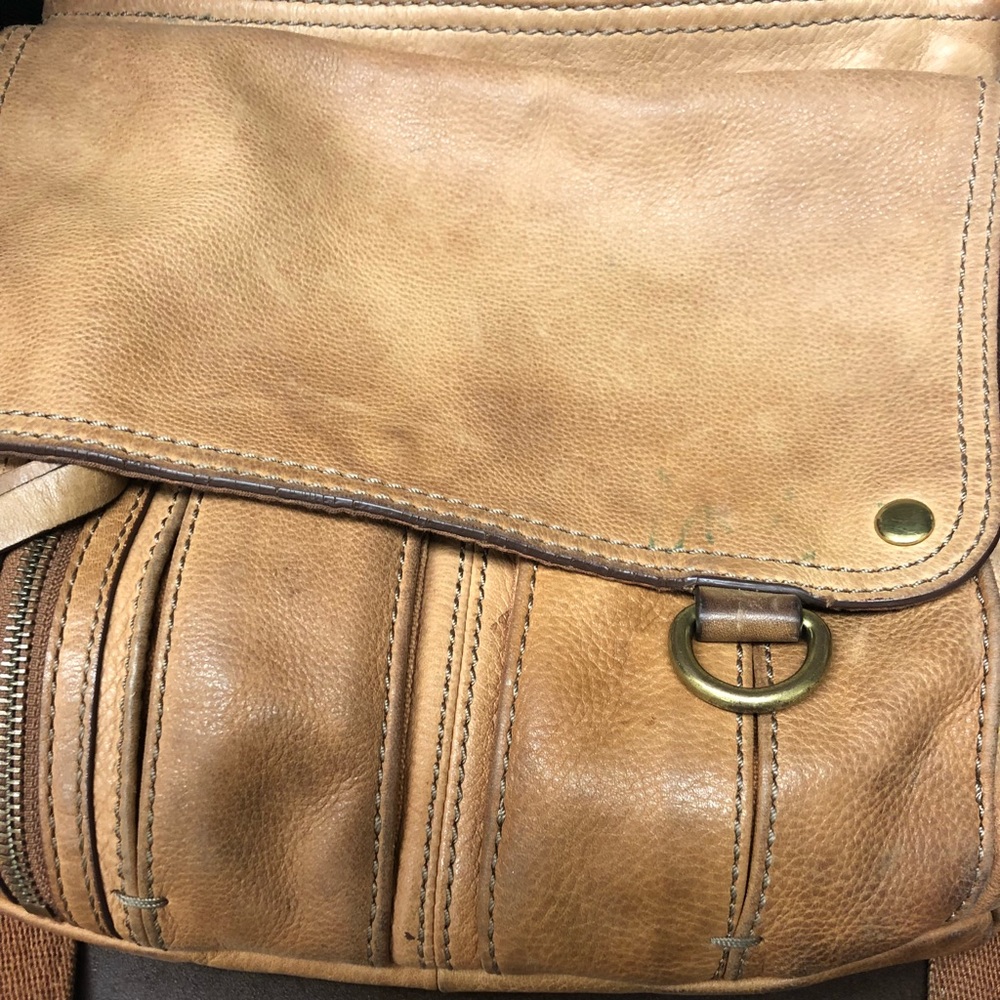Vintage Genuine leather crossbody Fossil purse